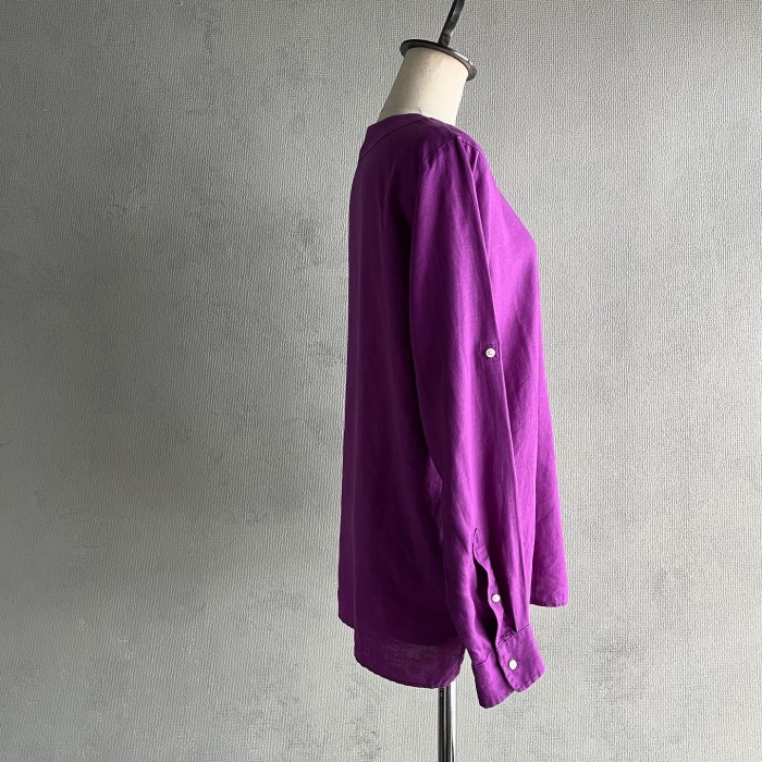 Lauren Ralph Lauren linen blouse | Vintage.City 古着屋、古着コーデ情報を発信