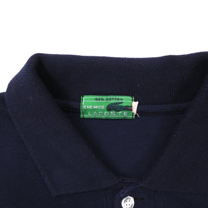 LACOSTE オーバーサイズポロシャツ XL ネイビー コットン | Vintage.City 古着屋、古着コーデ情報を発信