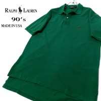 90's古着 US製 Ralph Lauren 刺繍ロゴポロシャツ | Vintage.City 빈티지숍, 빈티지 코디 정보
