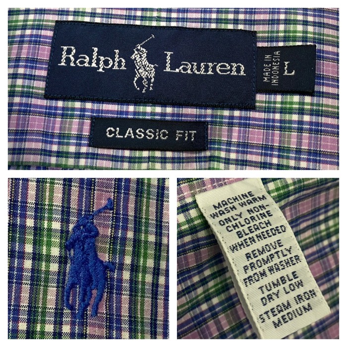 美品 90's古着 Ralph Lauren コットンBDシャツ メンズL | Vintage.City 古着屋、古着コーデ情報を発信