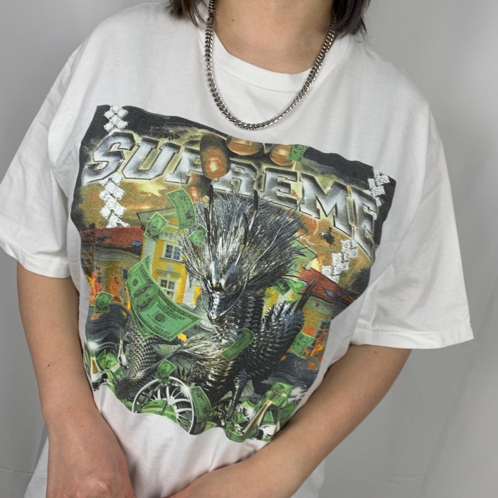 シュプリーム】 龍 ドラゴンプリントロゴTシャツ | Vintage.City