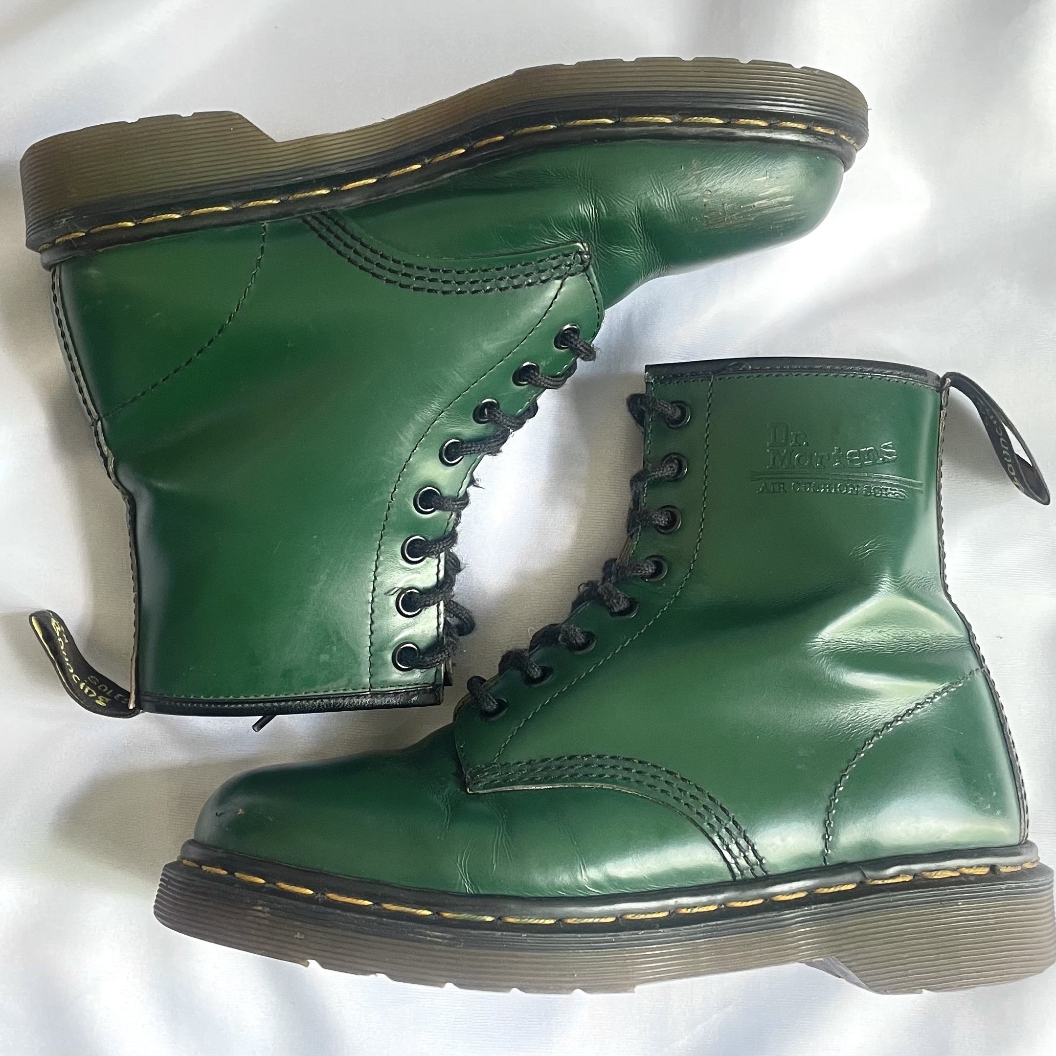 Made in England Dr.Martens green 8hole l | Vintage.City