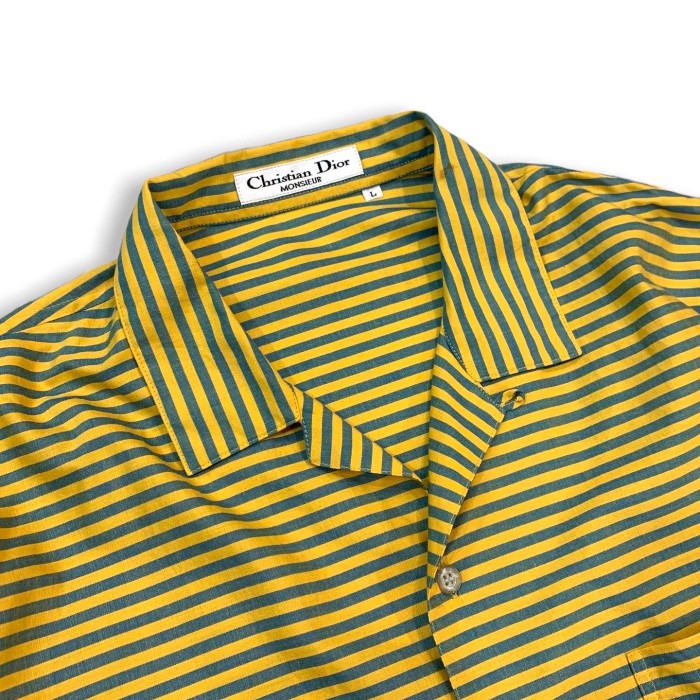 Christian Dior MONSIEUR S/S Border shirt | Vintage.City 古着屋、古着コーデ情報を発信