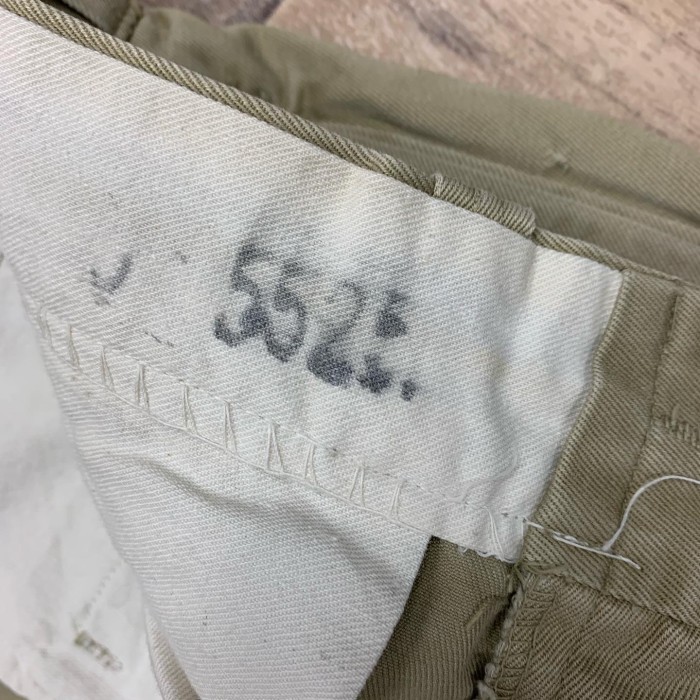 50'S アメリカ軍 US ARMY コットン100% ボタンフライ チノパンツ | Vintage.City 古着屋、古着コーデ情報を発信