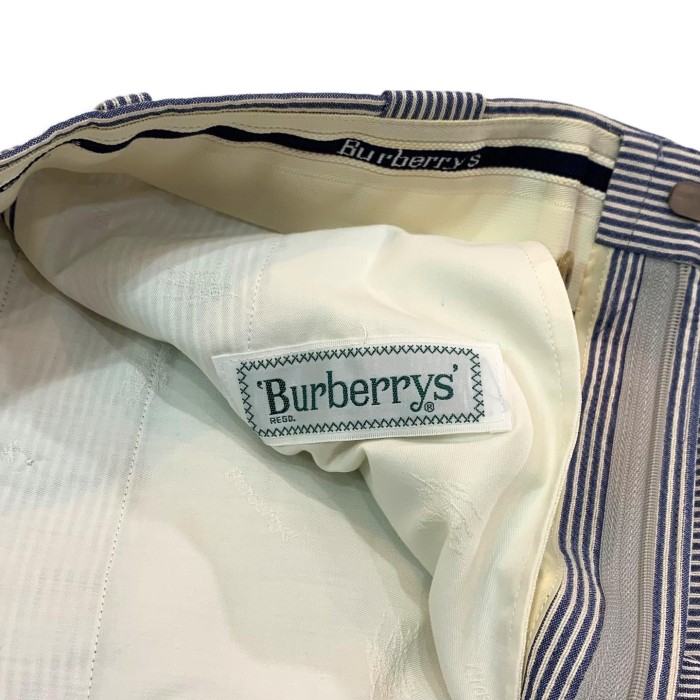 Burberrys" Two-tuck Stripe Slacks Pants | Vintage.City 빈티지숍, 빈티지 코디 정보