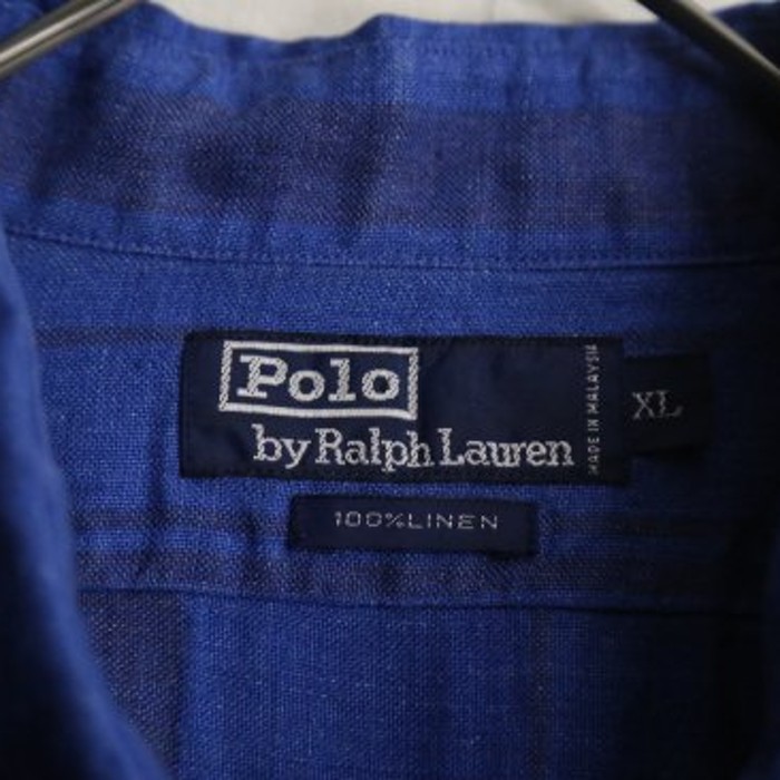 "POLO RL" anomalous stripe linen shirt | Vintage.City 빈티지숍, 빈티지 코디 정보