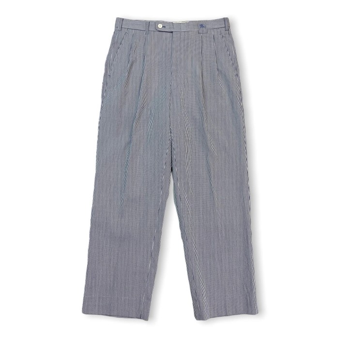 Burberrys" Two-tuck Stripe Slacks Pants | Vintage.City Vintage Shops, Vintage Fashion Trends