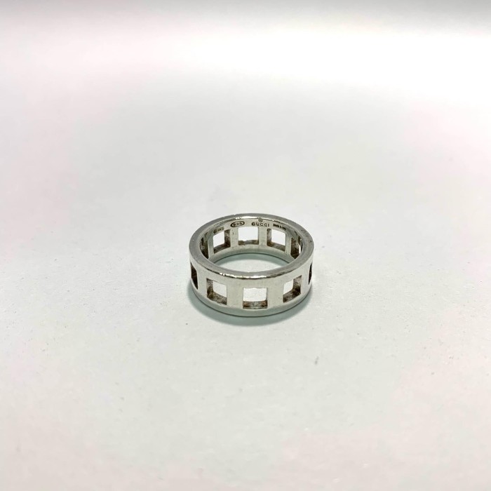 old GUCCI" MADE IN ITALY Silver Ring | Vintage.City 古着屋、古着コーデ情報を発信