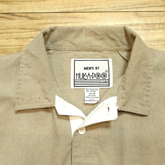 HUKA·A·POO / Shirt fabric design polo | Vintage.City 빈티지숍, 빈티지 코디 정보