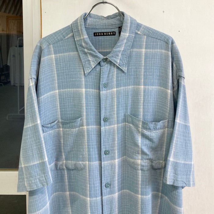 半袖 チェックシャツ / S/S plaid shirt | Vintage.City 古着屋、古着コーデ情報を発信