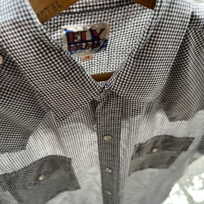 "ERY" S/Sギンガムチェックウエスタンシャツ | Vintage.City 古着屋、古着コーデ情報を発信