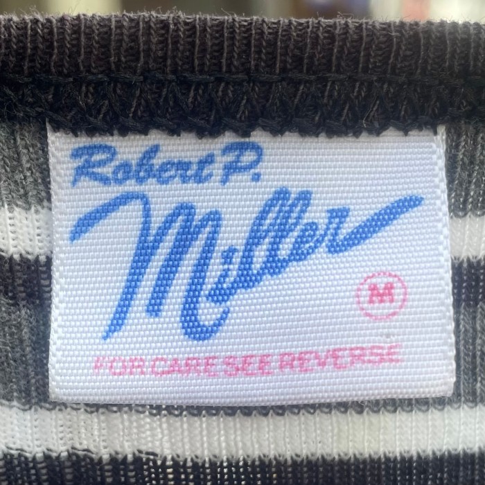 Made in USA Robert P.Miller border T-S | Vintage.City 빈티지숍, 빈티지 코디 정보