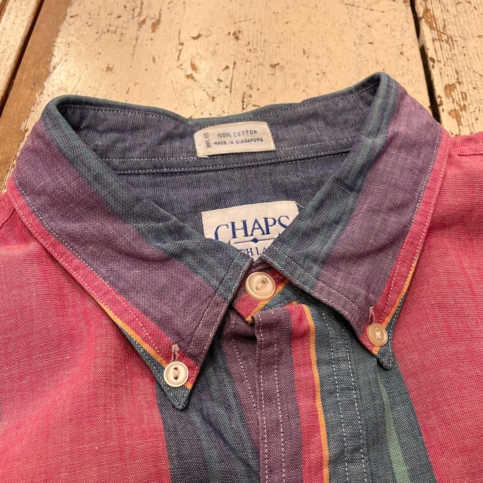 CHAPS S/Sストライプシャツ | Vintage.City 빈티지숍, 빈티지 코디 정보