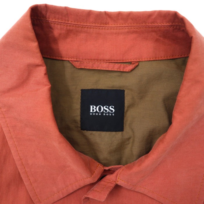 HUGO BOSS スナップシャツジャケット 50 レッド ポーランド製 | Vintage.City 古着屋、古着コーデ情報を発信
