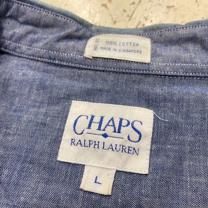 CHAPS S/Sストライプシャツ | Vintage.City 古着屋、古着コーデ情報を発信
