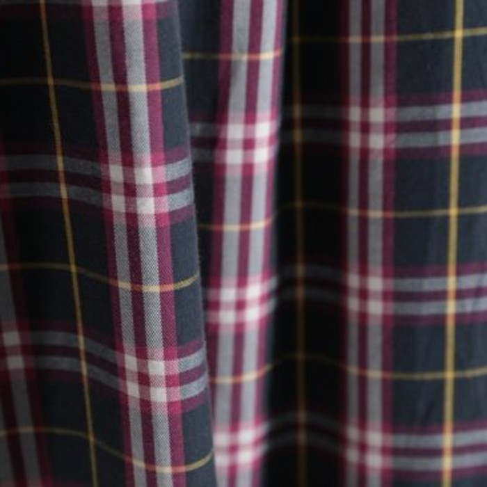 "Burberry" red check button down shirts. | Vintage.City 古着屋、古着コーデ情報を発信
