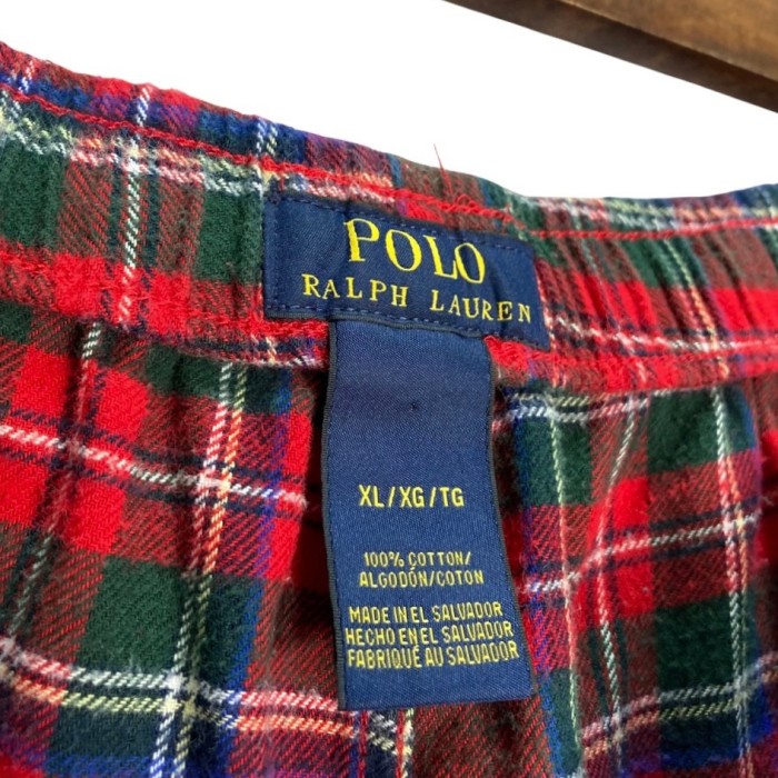 POLO RALPH LAUREN Cotton check easy pant | Vintage.City 빈티지숍, 빈티지 코디 정보