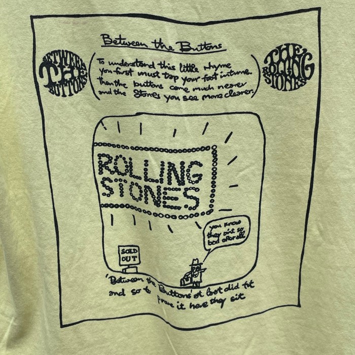 90s  Rolling Stones  Tee | Vintage.City 빈티지숍, 빈티지 코디 정보
