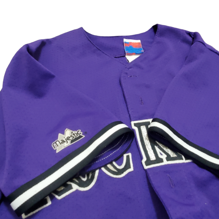 90s USA製 MLB ロッキーズ ユニフォーム ゲームシャツ 半袖 刺繍 | Vintage.City 빈티지숍, 빈티지 코디 정보