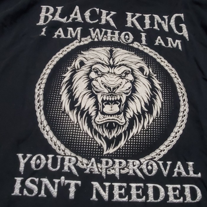 Black King 超オーバーサイズ ライオン プリント 古着　半袖Tシャツ | Vintage.City 古着屋、古着コーデ情報を発信