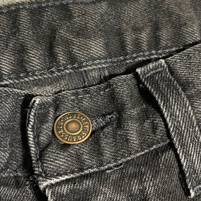 Levi's 694 black denim flared pants | Vintage.City 빈티지숍, 빈티지 코디 정보