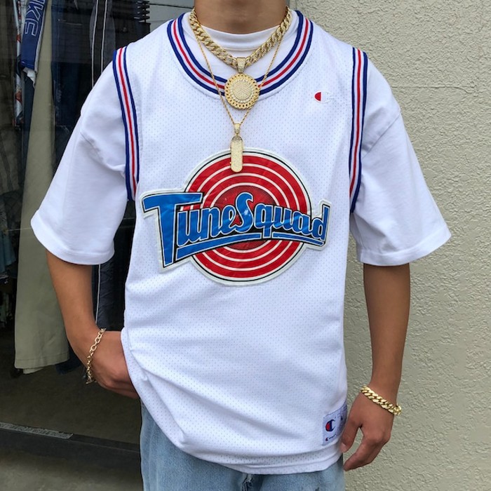 b130.NBA スペースジャム ゲームシャツ チャンピオン M ストリート | Vintage.City 빈티지숍, 빈티지 코디 정보