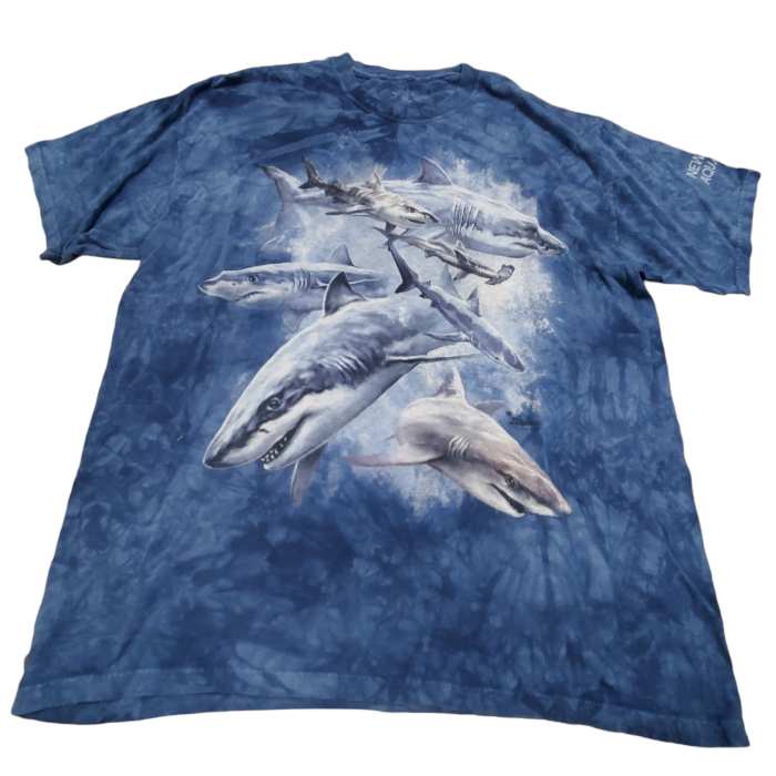 ザマウンテン　サメ　鮫　NY　水族館コラボ　USA古着　半袖Tシャツ　ティシャツ | Vintage.City 古着屋、古着コーデ情報を発信