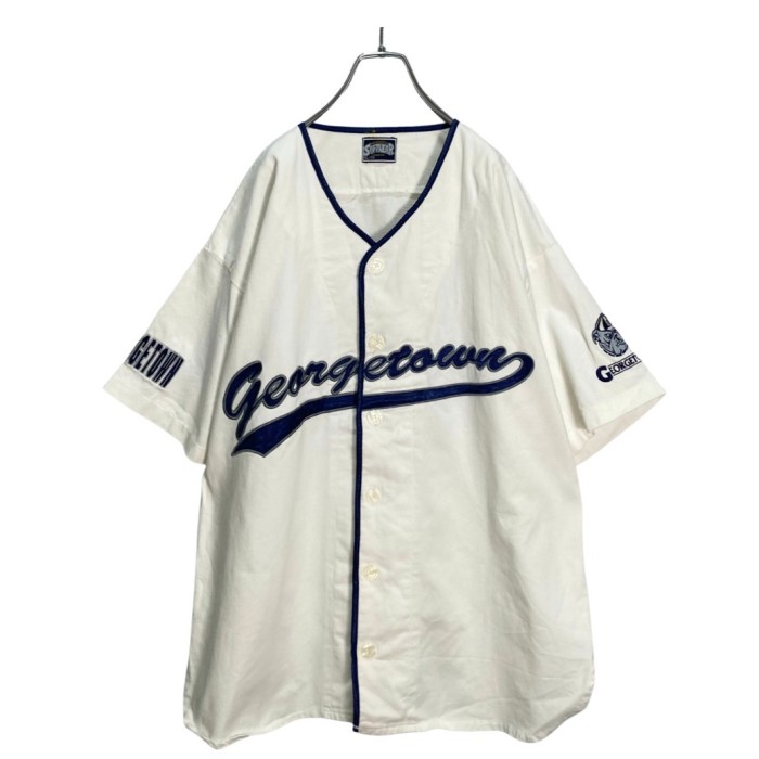 90s GEORGETOWN HOYAS Baseball shirt | Vintage.City 빈티지숍, 빈티지 코디 정보