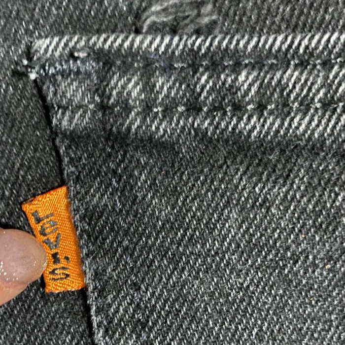 Levi's 694 black denim flared pants | Vintage.City 古着屋、古着コーデ情報を発信