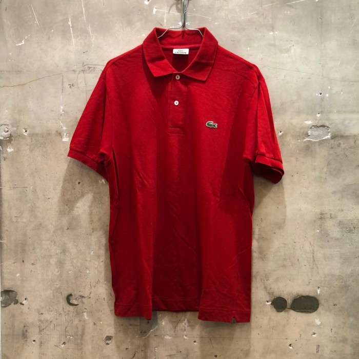 LACOSTE ラコステ ポロシャツ サイズ4 赤 | Vintage.City 古着屋、古着コーデ情報を発信