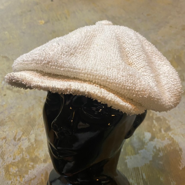 old white pile casquette | Vintage.City 古着屋、古着コーデ情報を発信