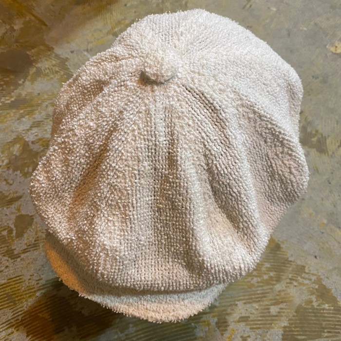 old white pile casquette | Vintage.City 古着屋、古着コーデ情報を発信