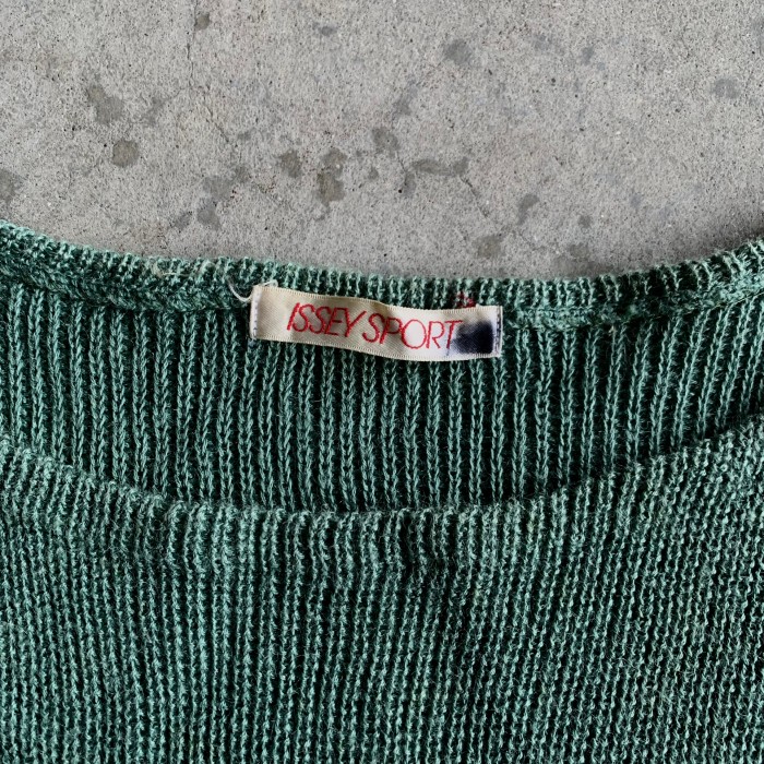 issey miyake knit t-shirt 80s | Vintage.City 古着屋、古着コーデ情報を発信