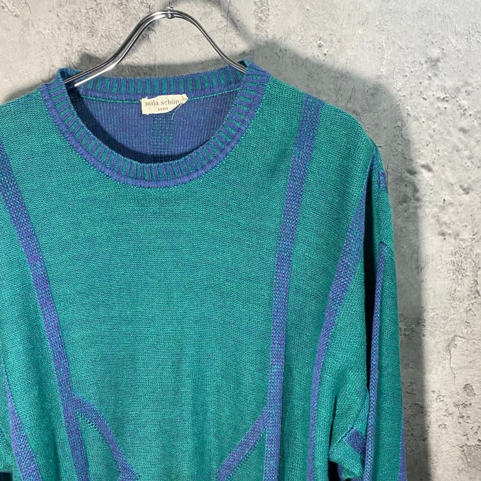 MILA SCHON design linen sweater | Vintage.City 古着屋、古着コーデ情報を発信