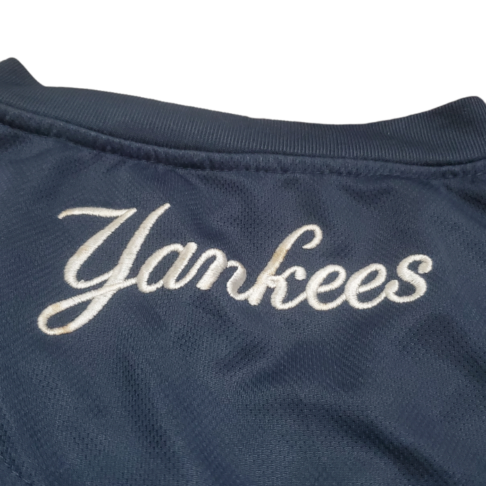 90sニューヨークヤンキース　Vネック　MLB　NY　ゲームシャツ　ユニフォーム | Vintage.City 빈티지숍, 빈티지 코디 정보