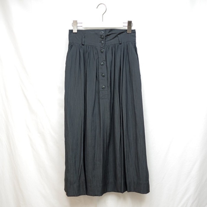 ワッシャー加工のチャコールスカート | Vintage.City 古着屋、古着コーデ情報を発信