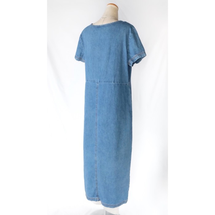 Vintage denim long dress | Vintage.City 빈티지숍, 빈티지 코디 정보