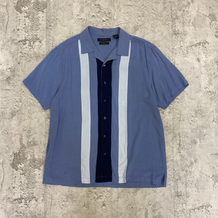 オープンカラーシャツ　ラインシャツ | Vintage.City 古着屋、古着コーデ情報を発信