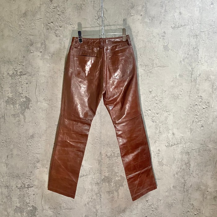 00's OLD GAP boot cut leather pants | Vintage.City 빈티지숍, 빈티지 코디 정보