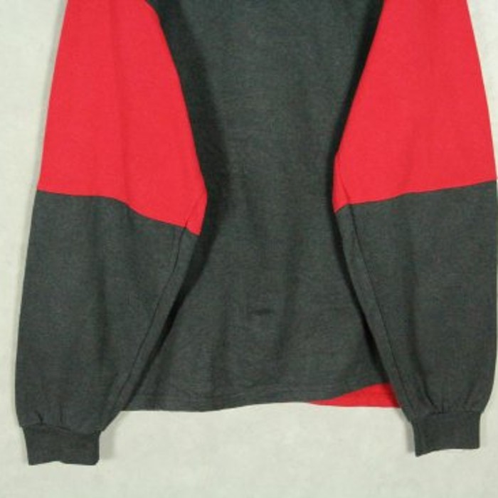 red black border rugger shirt | Vintage.City 古着屋、古着コーデ情報を発信