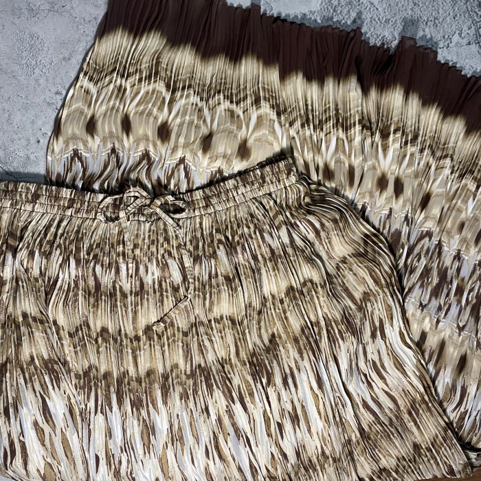 ethnic pattern pleats skirt | Vintage.City 古着屋、古着コーデ情報を発信