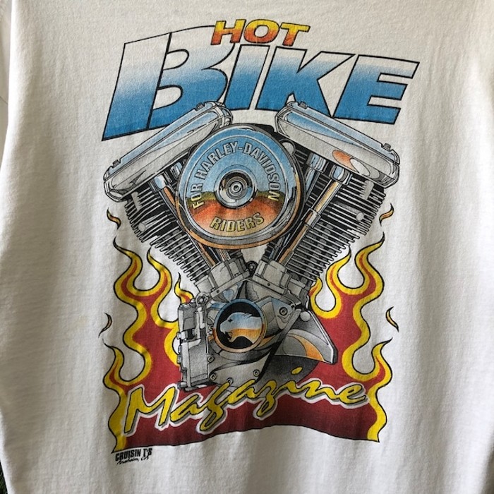 b157.90s USA製 ホットバイク ハーレーダビッドソン プリントtシャツ | Vintage.City 빈티지숍, 빈티지 코디 정보