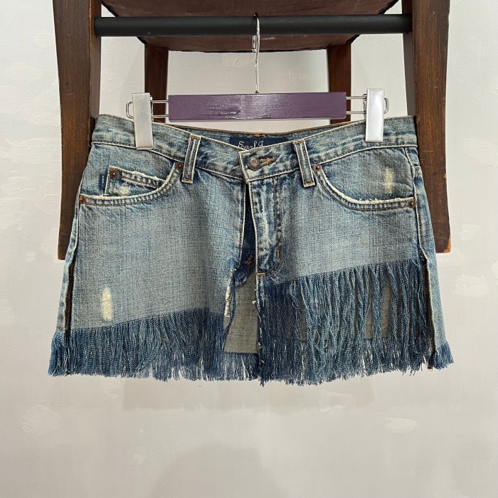 fringe skirt belt | Vintage.City 빈티지숍, 빈티지 코디 정보