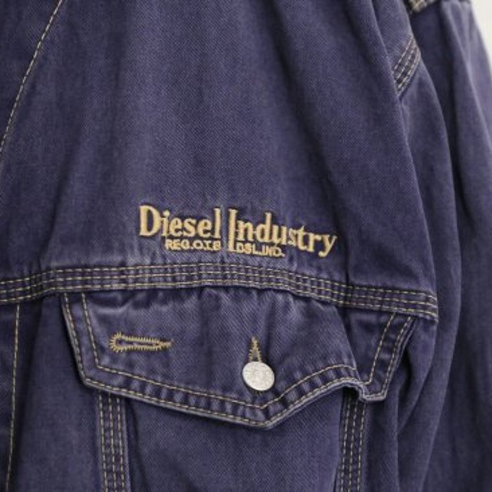Disel leather collar short length denim | Vintage.City Vintage Shops, Vintage Fashion Trends