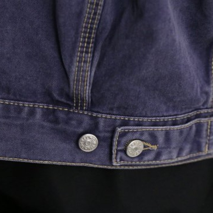 Disel leather collar short length denim | Vintage.City 古着屋、古着コーデ情報を発信