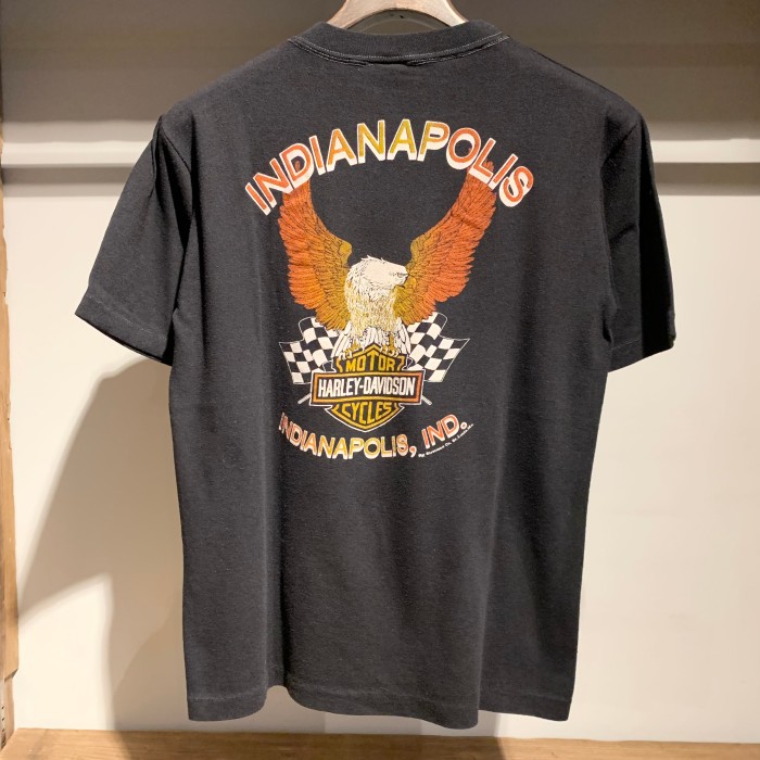 70s80s Harley-Davidson Indianapolis tee | Vintage.City 古着屋、古着コーデ情報を発信
