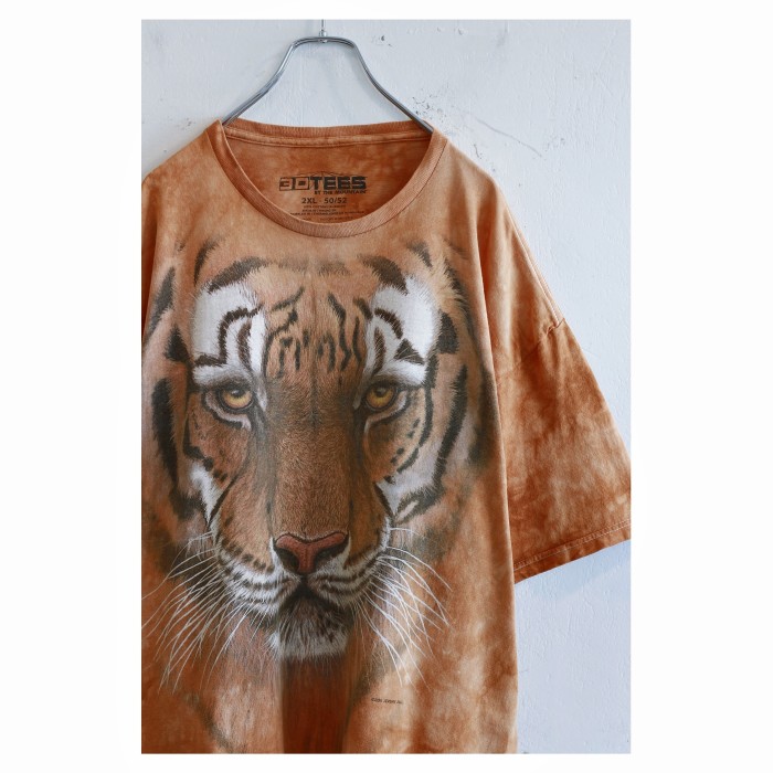 Old Aninal Tie-Dyed Tshirt “Tiger” | Vintage.City Vintage Shops, Vintage Fashion Trends