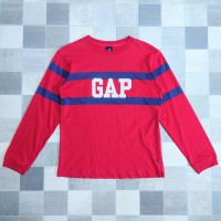 GAP KIDS ロゴ 長袖 Tシャツ レッド キッズ XL ロンティー | Vintage.City 빈티지숍, 빈티지 코디 정보