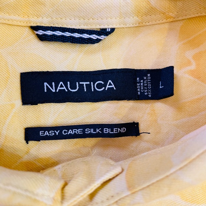 90-00's NAUTICA シルクコットンシャツ | Vintage.City 古着屋、古着コーデ情報を発信