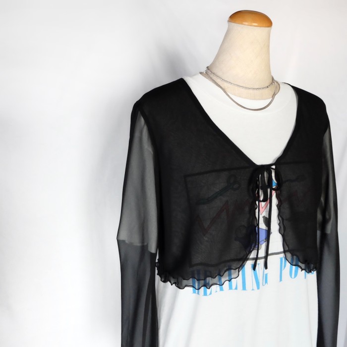 Black shear blouse bolero | Vintage.City Vintage Shops, Vintage Fashion Trends